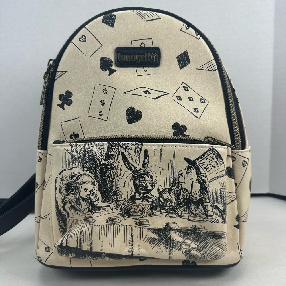 Loungefly Alice in Wonderland Sketchbook Mini Backpack  - BAM Exclusive